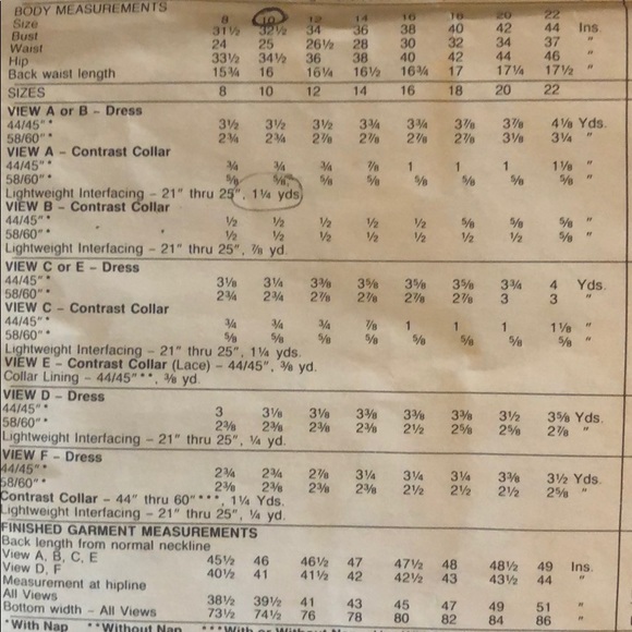Vintage McCall’s dress pattern - Picture 4 of 4